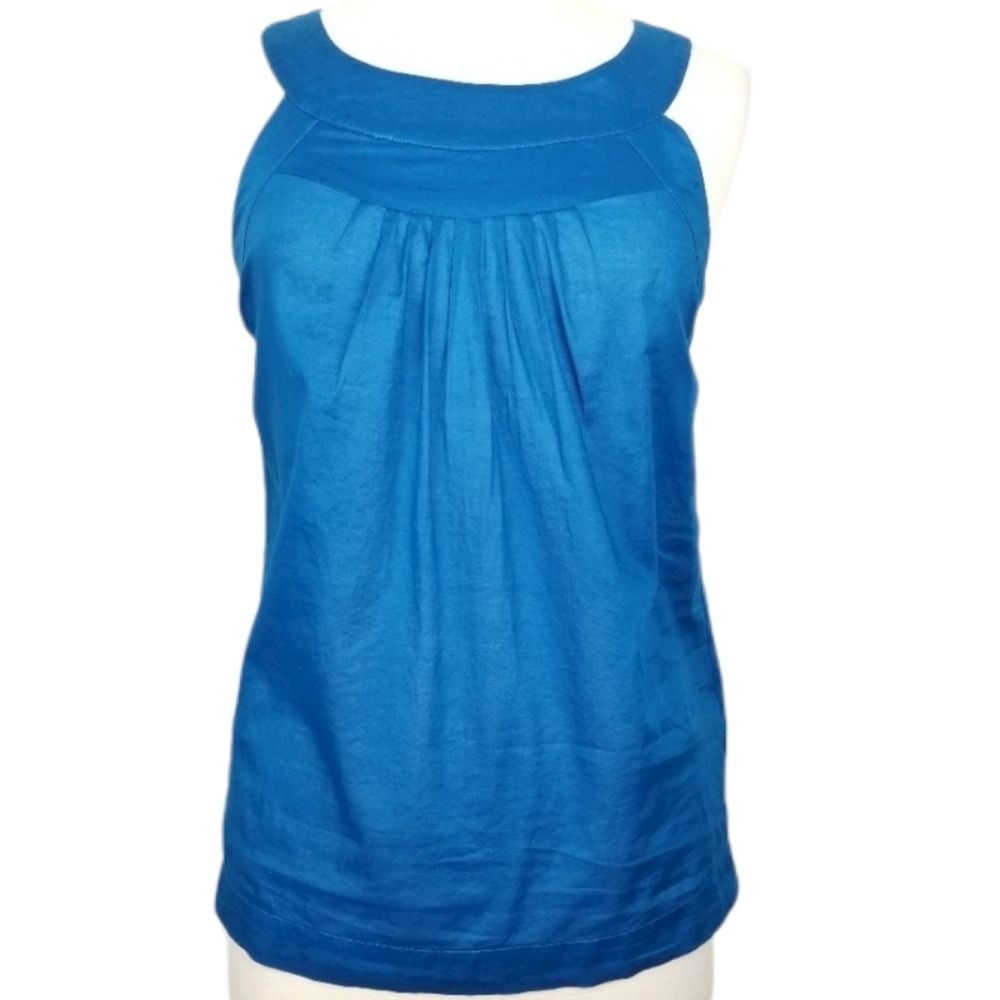 Blue Sleeveless Women's Top